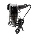 Vacuum-Loc® Milazzo fekete fali hajszárító tartó - Wenko