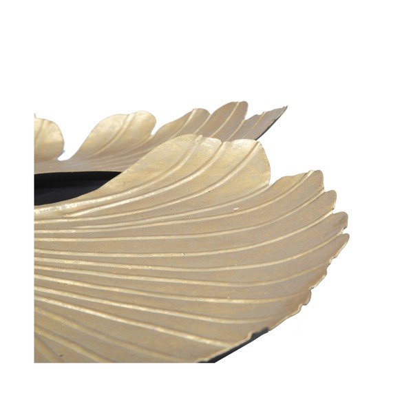 Doble Leaf aranyszínű dekoráció, 40 x 32 cm - Mauro Ferretti-image-4