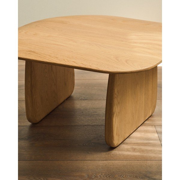 Tölgyfa tárolóasztal 70x71 cm Pirita – Kave Home-image-3