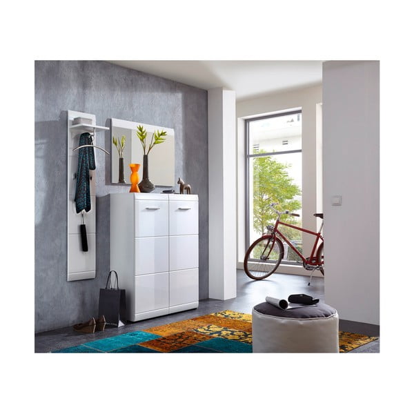 Fehér fali fogas polccal Adana – Germania-image-1