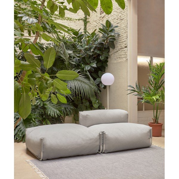 Szürke kerti puff Square – Kave Home-image-3