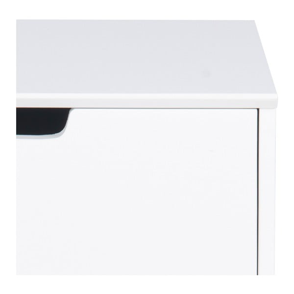 Mitra fehér éjjeliszekrény - Actona-image-3