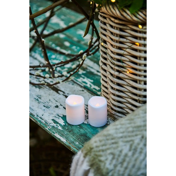 Fehér kültéri fénydekoráció készlet 2 db-os Storm Mini – Sirius-image-3