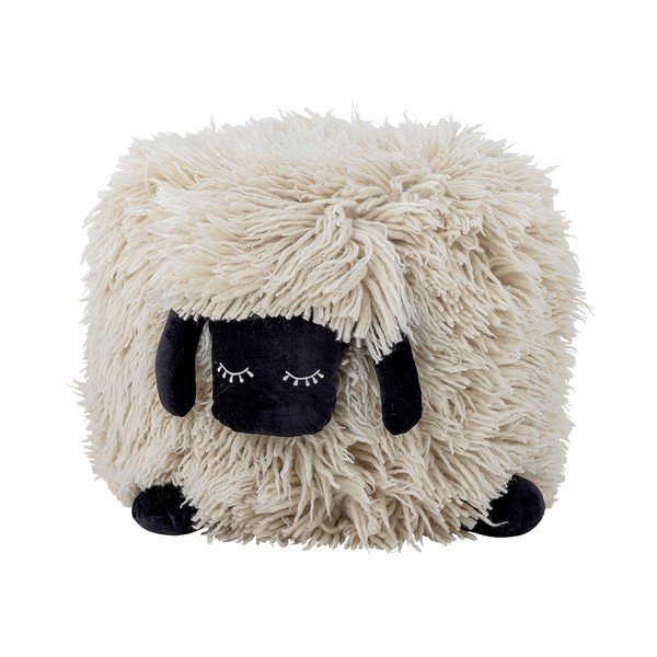 Krémszínű gyapjú gyerek babzsákfotel Dolly – Bloomingville Mini