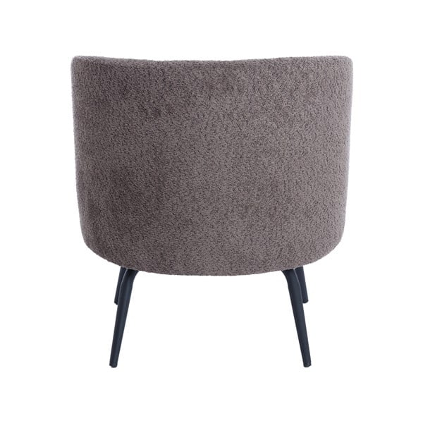 Sötétbarna buklé fotel Dieyda – Light & Living-image-4