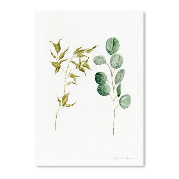Two Eucalyptus Pieces by Shealeen Louise 30 x 42 cm-es plakát