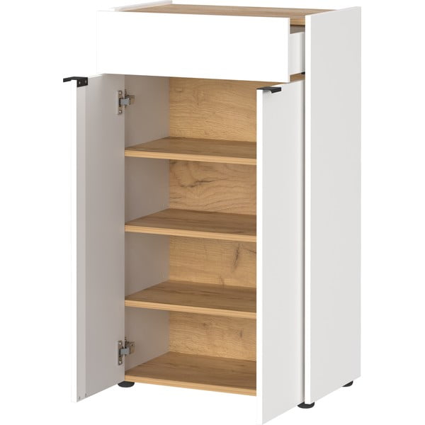 Fehér magas fürdőszoba szekrény 60x98 cm Forano – Germania-image-2