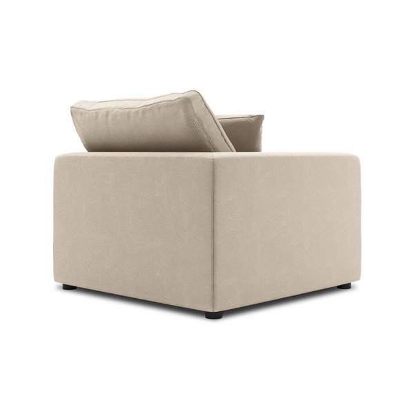 Galaxy bézs sarokrész moduláris kordbársony kanapéhoz, bal oldali - Windsor & Co Sofas-image-3