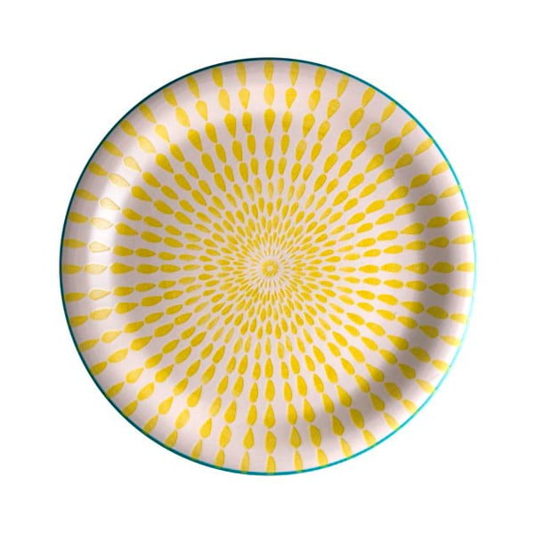 Ginger sárga tányér, ⌀ 27 cm - Brandani