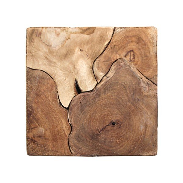 Cube teakfa tárolóasztal, 30 x 35 cm - HSM collection-image-1