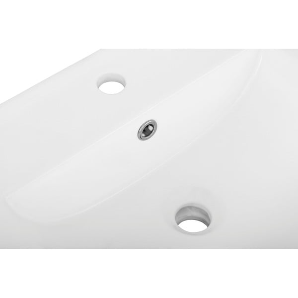 Natúr színű fali szekrény mosdókagyló nélkül, tölgyfa dekorral 60x52 cm Wisla – Støraa-image-4