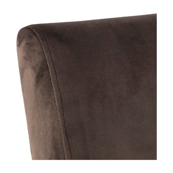 Cloe sötétbarna bársony fotel - Actona-image-2