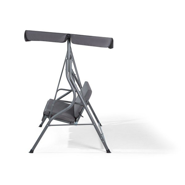 Line szürke háromszemélyes kerti hintaágy - Monobeli-image-3