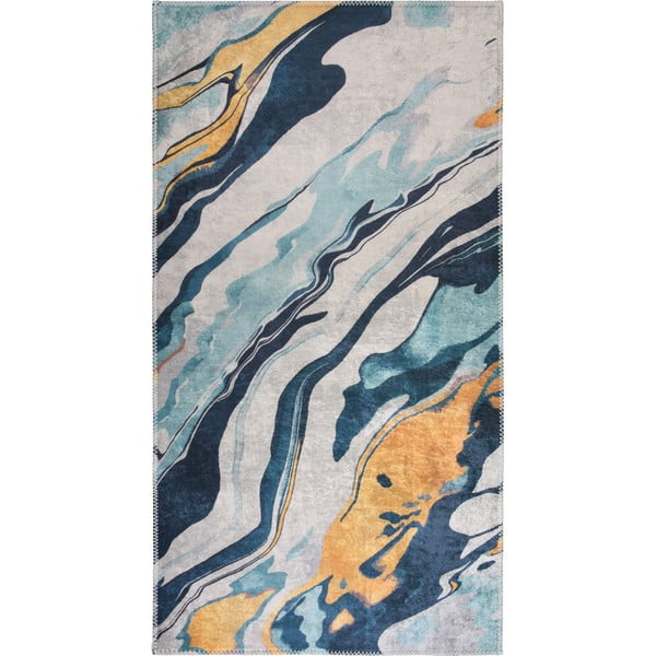 Sárga-kék mosható szőnyeg 80x150 cm Colors of Joy – Vitaus