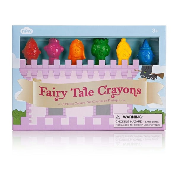 Fairy Tale mesefigura alakú zsírkrétakészlet, 6 darabos - npw™