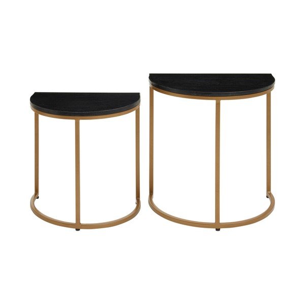 Tárolóasztal szett 2 db-os márvány asztallappal 28x45 cm Varana – Premier Housewares