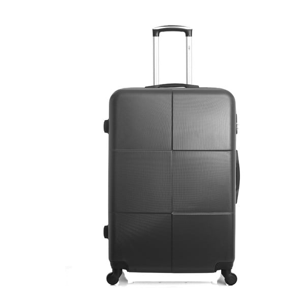 Coronado sötétszürke gurulós bőrönd, 91 l - Hero
