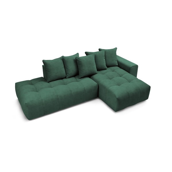 Zöld sarokkanapé (jobb oldali) Mont-Blanc – Bobochic Paris-image-4