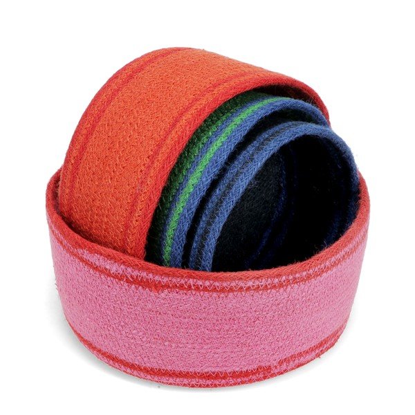 Juta tárolókosár szett 4 db-os ø 23x11 cm – Rex London-image-3