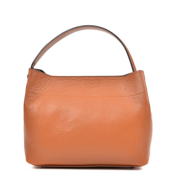 Lock Cognac konyakbarna bőr kézitáska - Isabella Rhea-image-4