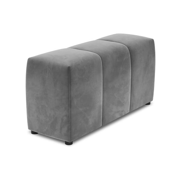 Szürke bársony karfa moduláris kanapéhoz Rome Velvet - Cosmopolitan Design