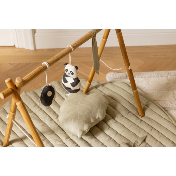 Zöld-krémszínű játszószőnyeg Bamboo Leaf – Lorena Canals-image-1