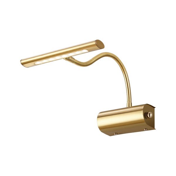 Sárgaréz színű LED dimmelhető fali lámpa hajlítható szerkezettel Curtis – Trio