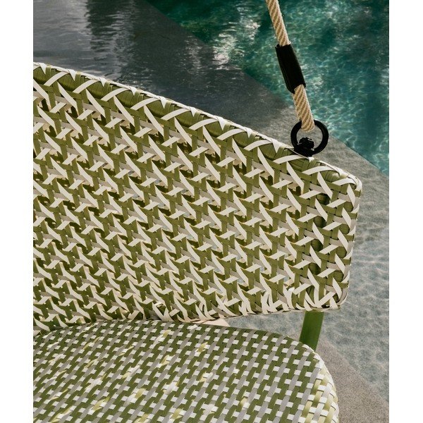 Zöld rattan kerti függőfotel Saliga – Kave Home-image-3