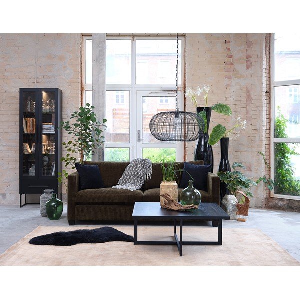 Elliot fekete tölgyfa dohányzóasztal, 100 x 100 cm - Canett-image-4