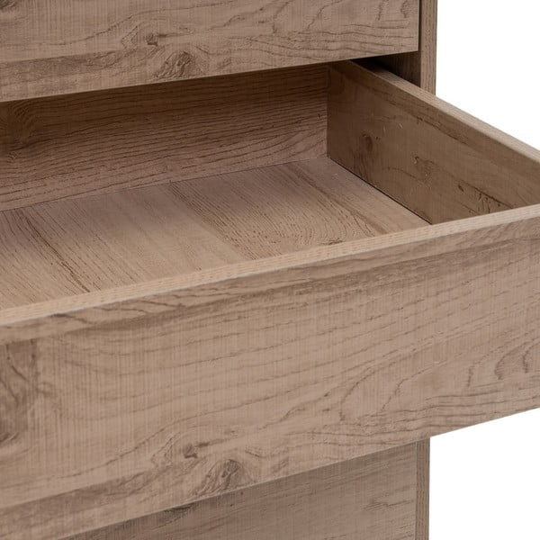 Natúr színű nyitott moduláris szekrény tölgyfa dekorral 60x180x45 cm Modular – Casa Selección-image-3