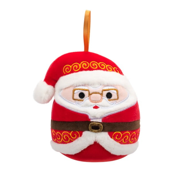 Textil karácsonyfadísz ø 10 cm Santa Nick – SQUISHMALLOWS