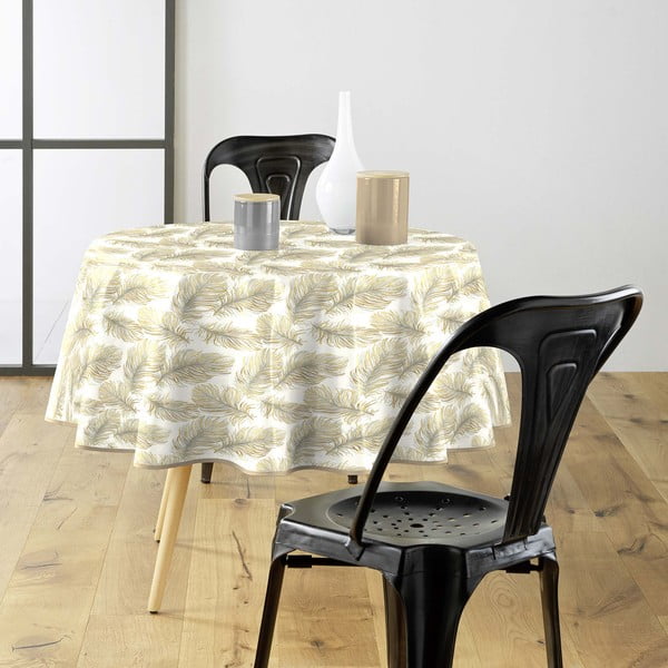 Lemosható asztalterítő ø 160 cm Plumina – douceur d'intérieur-image-2