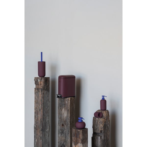 Sötétlila kerámia WC-kefe Lotus Play – Mette Ditmer Denmark-image-3