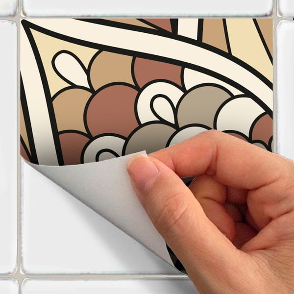 Wall Stickers Tiles Piura 24 db-os falmatrica szett, 15 x 15 cm - Ambiance-image-3