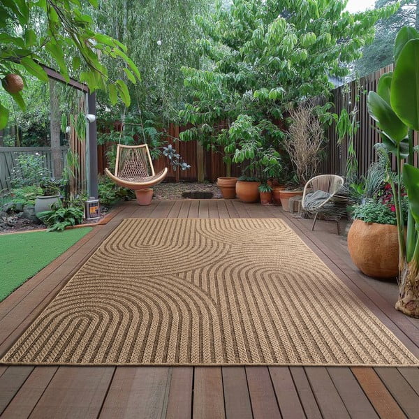 Barna kültéri-beltéri szőnyeg 240x340 cm Timber 1401 – Ayyildiz Carpets-image-1