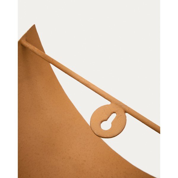 Terrakotta színű konnektorhoz csatlakoztatható fali lámpa Nibla – Kave Home-image-3