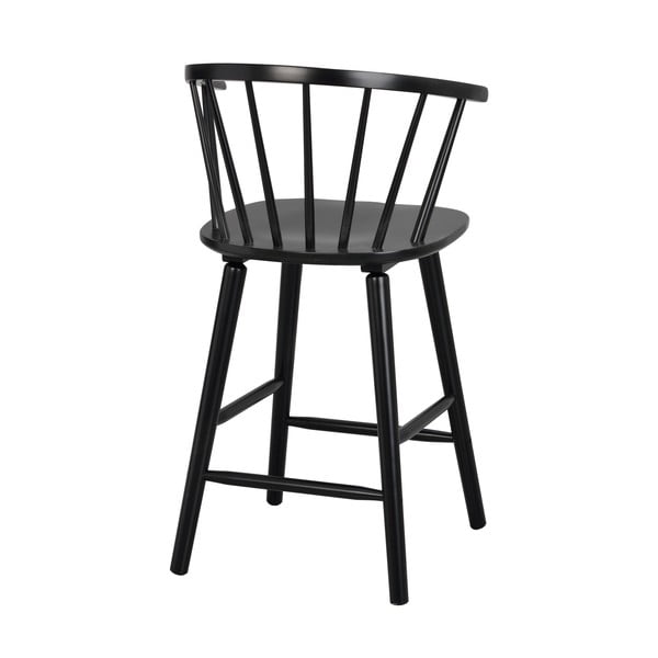 Carmen fekete kaucsukfa bárszék - Rowico-image-4