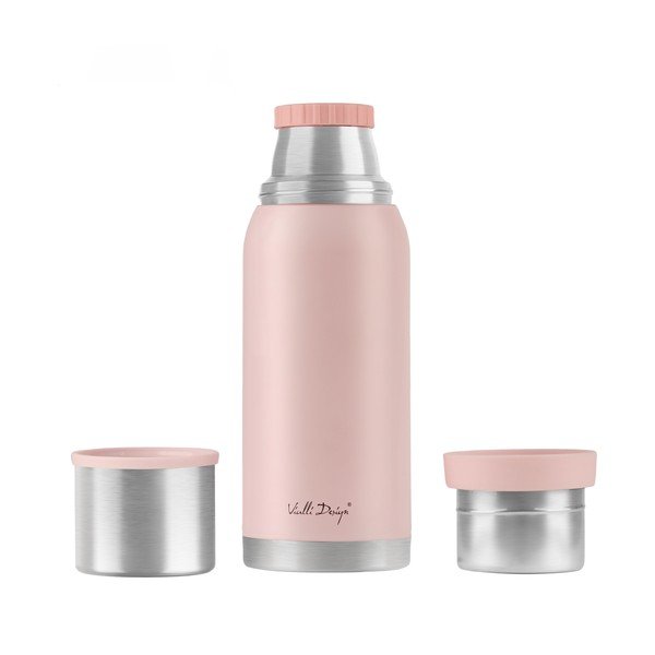 Fuori rózsaszín thermo utazóbögre, 1 l - Vialli Design-image-2