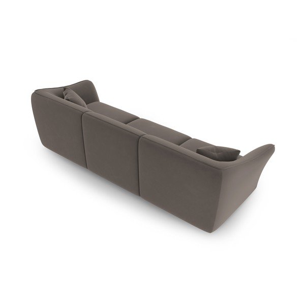 Barna bársony kanapé 292 cm Tokyo – Cosmopolitan Design-image-3