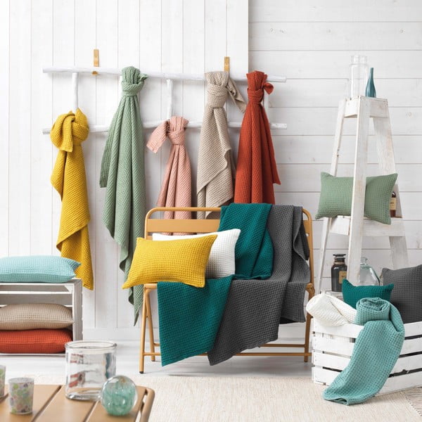 Díszpárna 30x50 cm Gaufrette – douceur d'intérieur-image-1