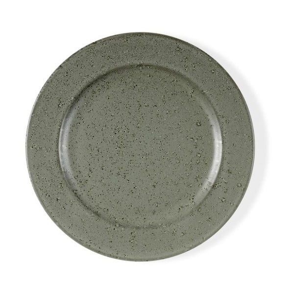 Mensa zöldesszürke agyagkerámia desszertes tányér, átmérő 22 cm - Bitz