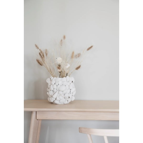 Natúr színű konzolasztal tölgyfa dekorral 120x40 cm Yumi - Rowico-image-2