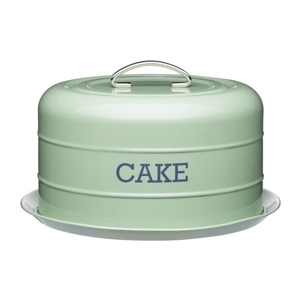 Nostalgia zöld tortatartó fémdoboz - Kitchen Craft