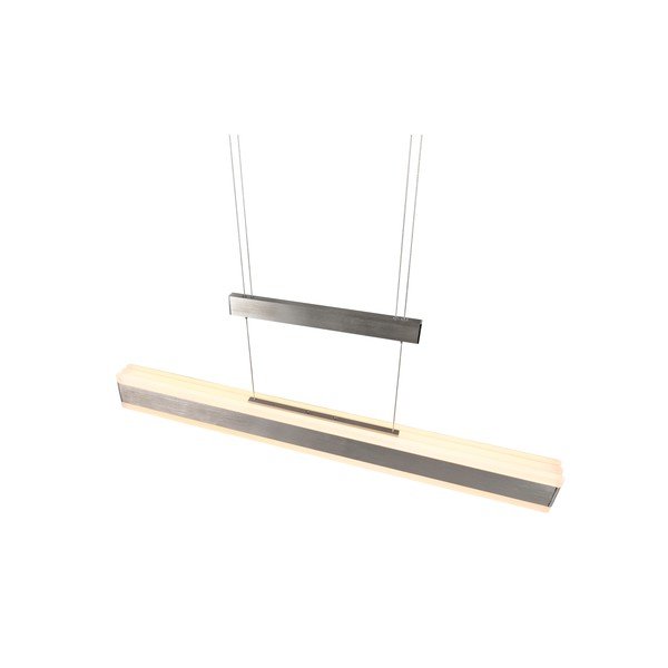 Matt ezüstszínű LED függőlámpa fém búrával Arcola – Trio-image-4