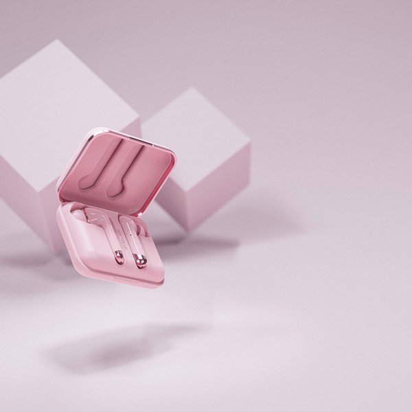 Air 1 Plus In-Ear vezeték nélküli rózsaszín fülhallgató - Happy Plugs-image-4
