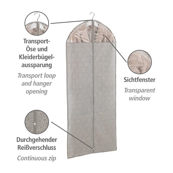 Balance bézs ruhazsák, 150 x 60 cm - Wenko-image-4