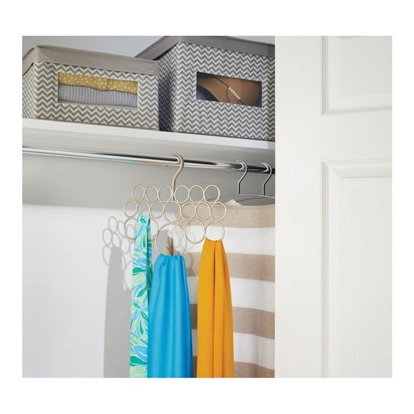 Axis aranyszínű fém sáltartó vállfa, hosszúság 29 cm - InterDesign-image-3