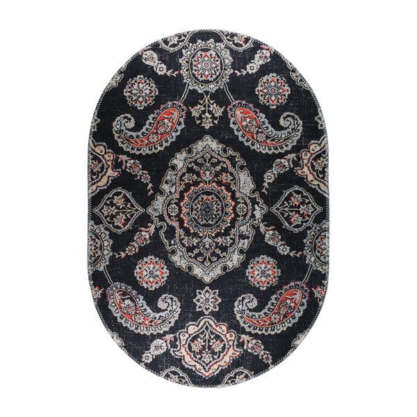 Fekete mosható szőnyeg 160x230 cm – Vitaus