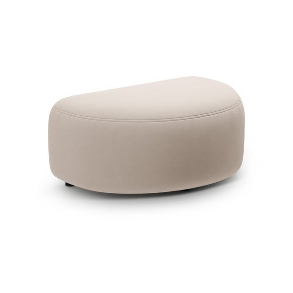 Bézs bársony lábtartó Kate – Micadoni 