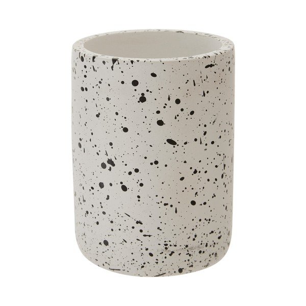 Krémszínű beton fogkefetartó pohár Mozie – Premier Housewares